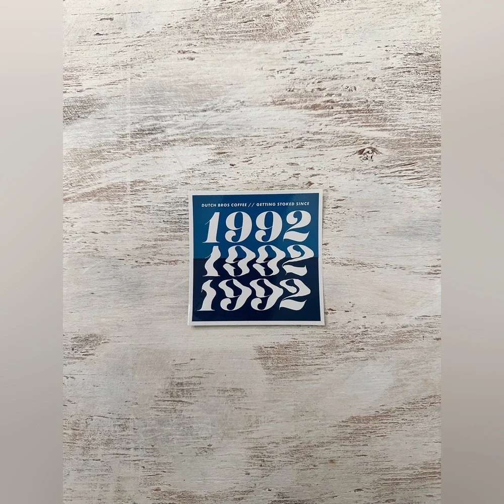 1992 Dutch Bros Sticker - Picture 2 of 2